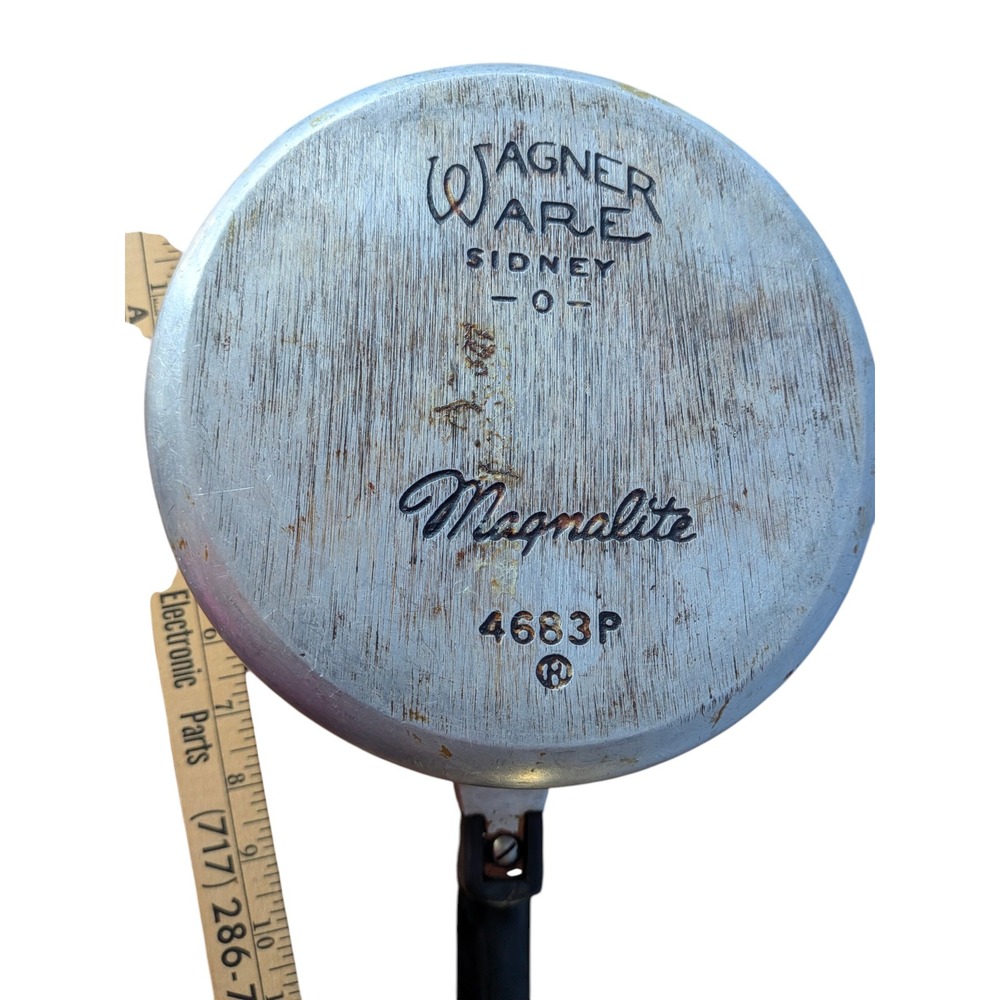 Wagner Ware Sidney O Magnalite 4683P Saucepan Spouted Aluminum Pot Vintage - Picture 4 of 5
